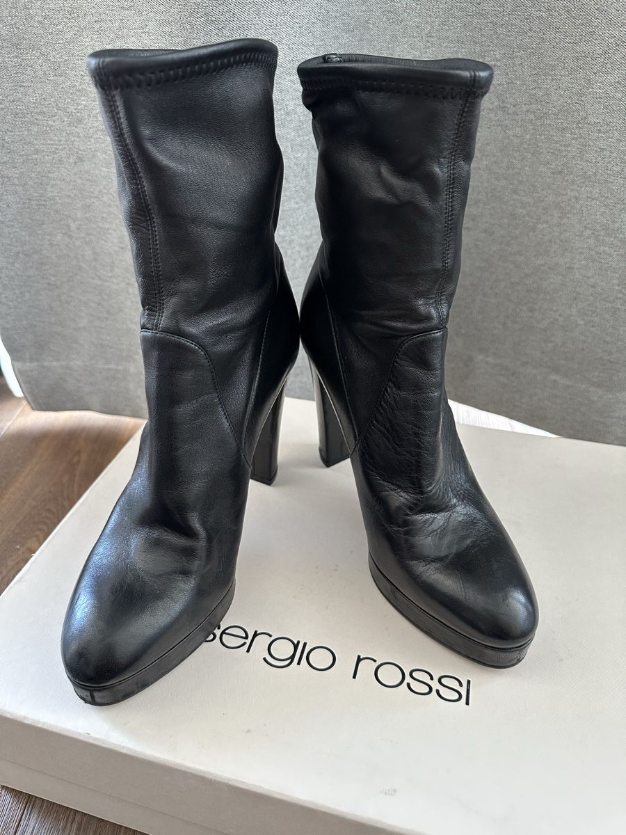 Sergio Rossi Damenschuhe: Sergio Rossi Stiefel, Gr. 38 – Gebraucht aus Küssnacht am Rigi von carla_fuchs