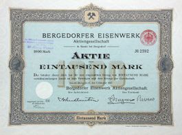 Bergedorfer Eisenwerk AG, Sande - 1907