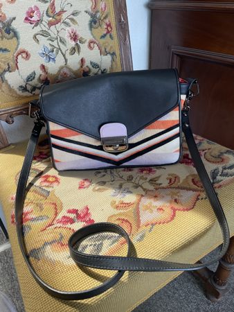 Longchamp Umhängetasche – Leder & Kalbshaar – Original