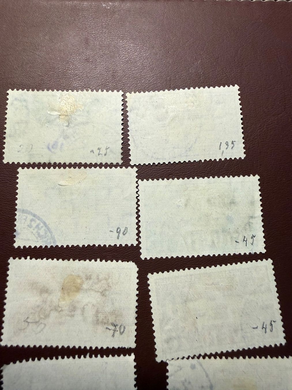 Tous les timbres: Flugpostmarken Schweiz, 9 Stück – D'occasion à Fehraltorf par bruggin 2