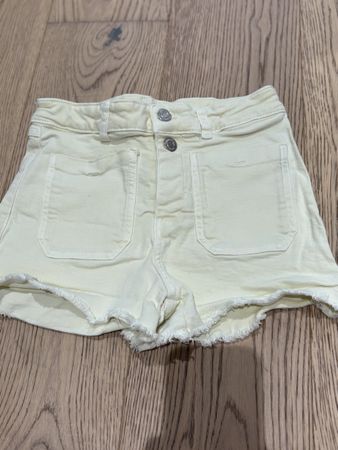 Zara Denim Shorts Yellow Size 11-12 Years