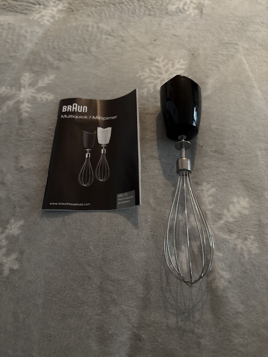 Braun Elettrodomestici da cucina: Neuer Braun Multiquick. Schneebesen – Nuovo e nell'imballaggio originale da Therwil venduto da Schneefra1 1