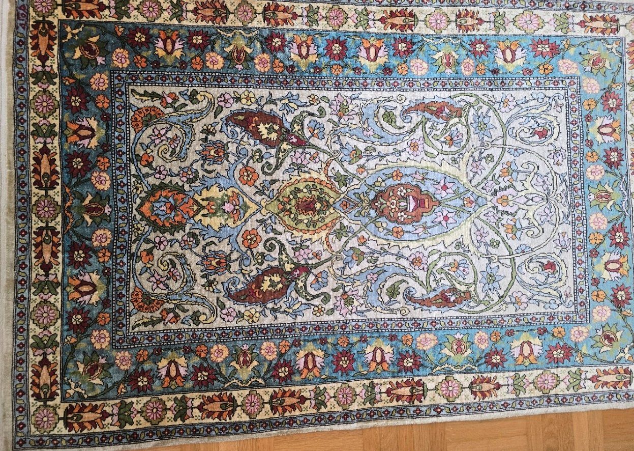 Tappeti: Wunderschöner echt alter originaler Hereke Seidenteppich 60x – Usato da Kriens venduto da atlas2014 9