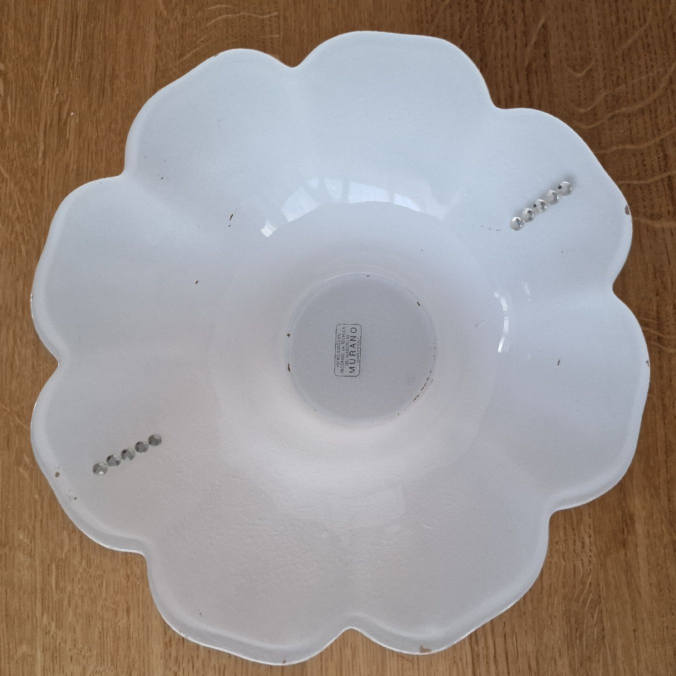 Murano Ciotole: Murano Glas Schale,  Milchglas, Vintage – Usato da Frasnacht venduto da ale_2hy5
