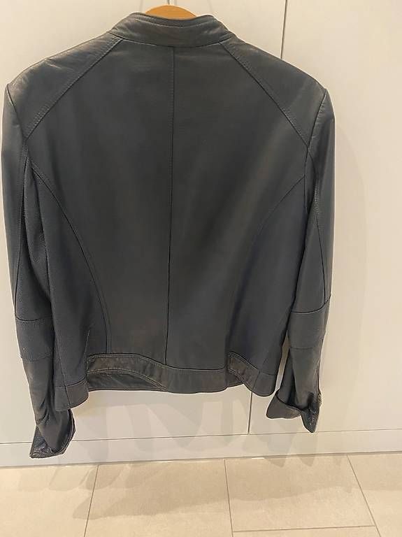 Giacche: Echt Leder Jacke dunkelblau – Usato da Herisau venduto da toro195 1