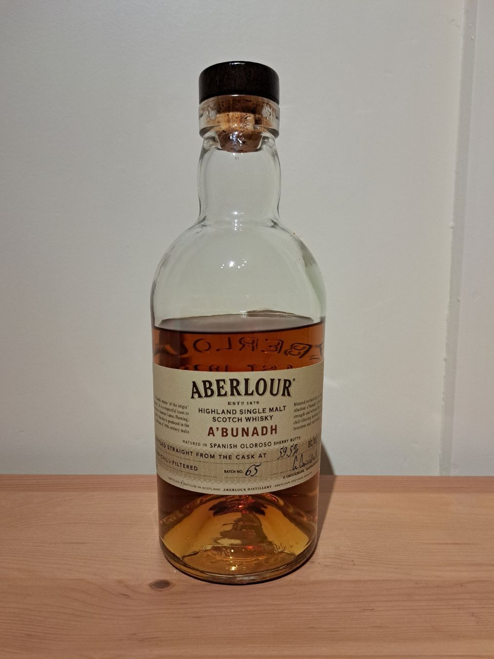 Aberlour Bevande alcoliche: Aberlour A'bunadh Batch 65 offene Flasche – Usato da Brittnau venduto da Prorex
