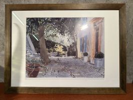 Aquarelle encadrée, signée