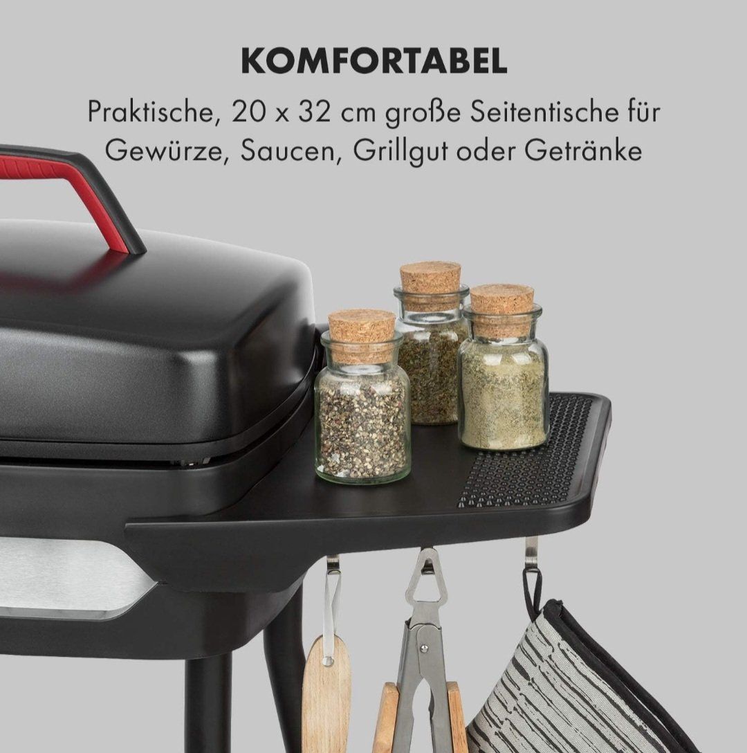 Griglie: Elektrischer Grill Klarstein-Draussen,drinnen – Nuovo e nell'imballaggio originale da Fulenbach venduto da majeste 5