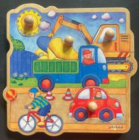 Holzpuzzle Baustelle