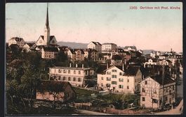 Oerlikon, Ortspartie mit Prostestantisch