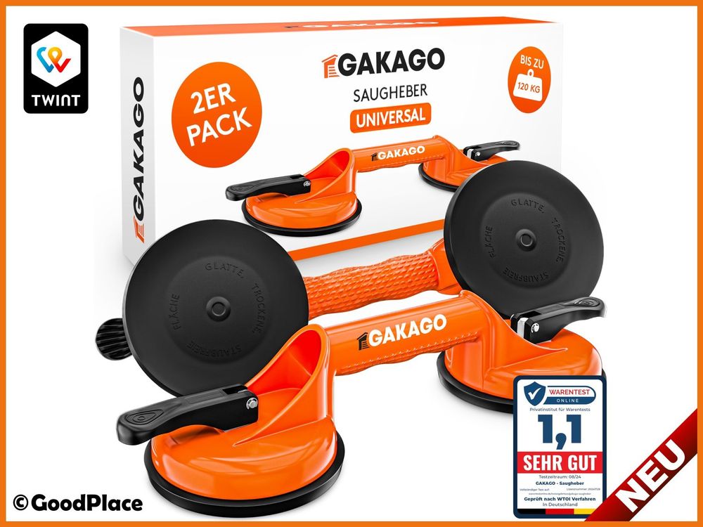 Brolteja Akku Saugheber - 300kg Saugkraft Für Fliesen & Glas