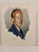 Max Moreau (1902–1992), Aquarell und Tinte