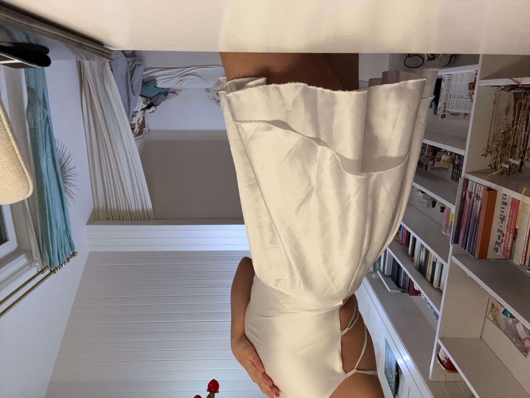 Vestiti: Robe dos nu blanche à volant, Taille S/M – Nuovo (secondo la descrizione) da Vésenaz venduto da gau_v6pf 6