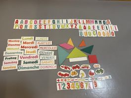 Magnet Buchstaben, Zahlen und Formen - Lernspielzeug!