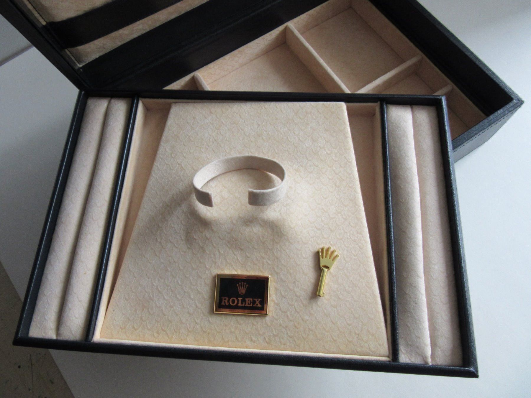 Rolex Scatole porta orologi: ROLEX UHREN-SCHMUCK BOX ORIGINAL – Nuovo (secondo la descrizione) da Gersau venduto da grafik-kunst 1