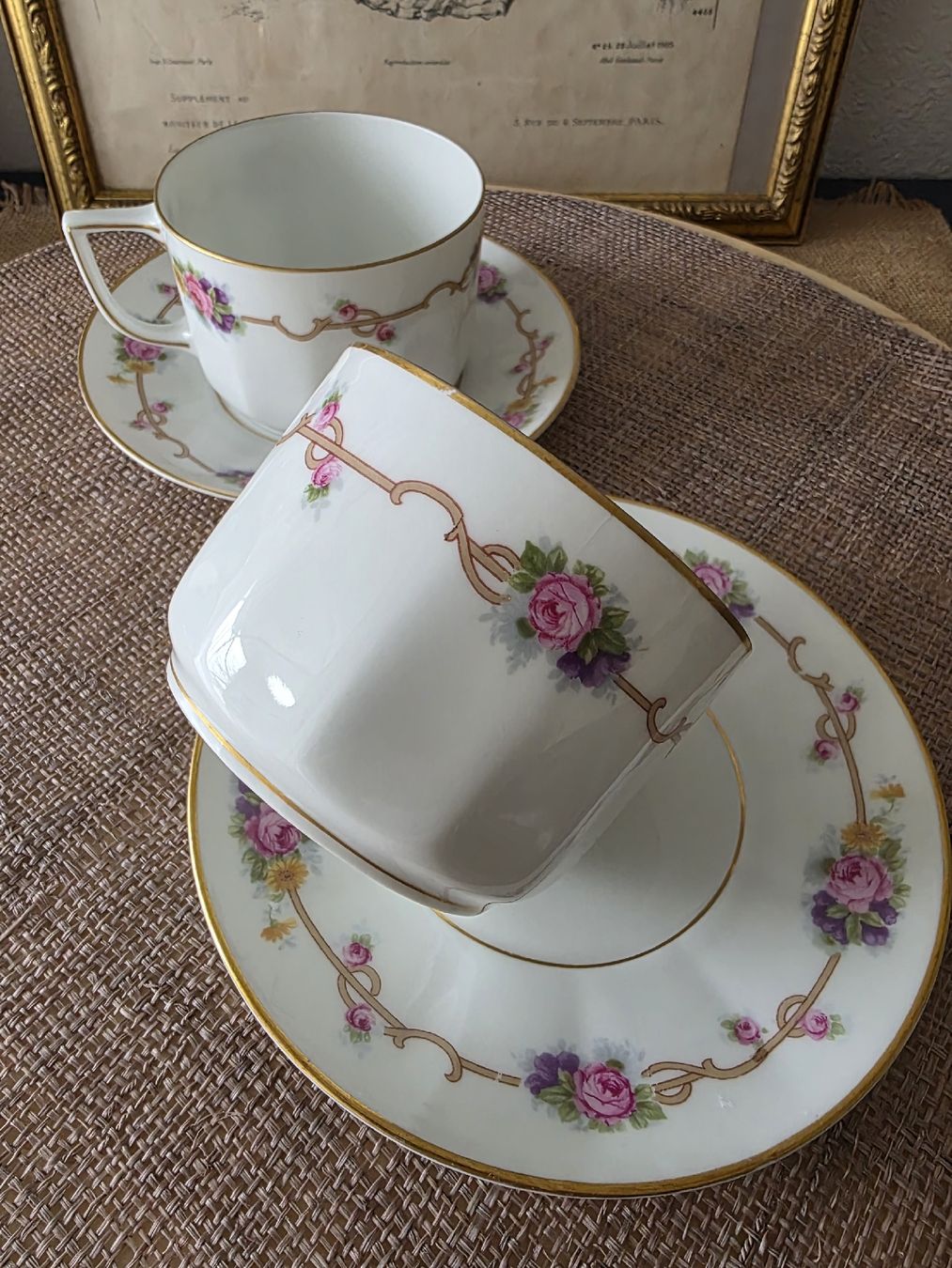 Rosenthal Tazze: Rosenthal vintage Kaffee oder Teetassen,  Set 2 Paare – Usato da Aegerten venduto da Jos_zem
