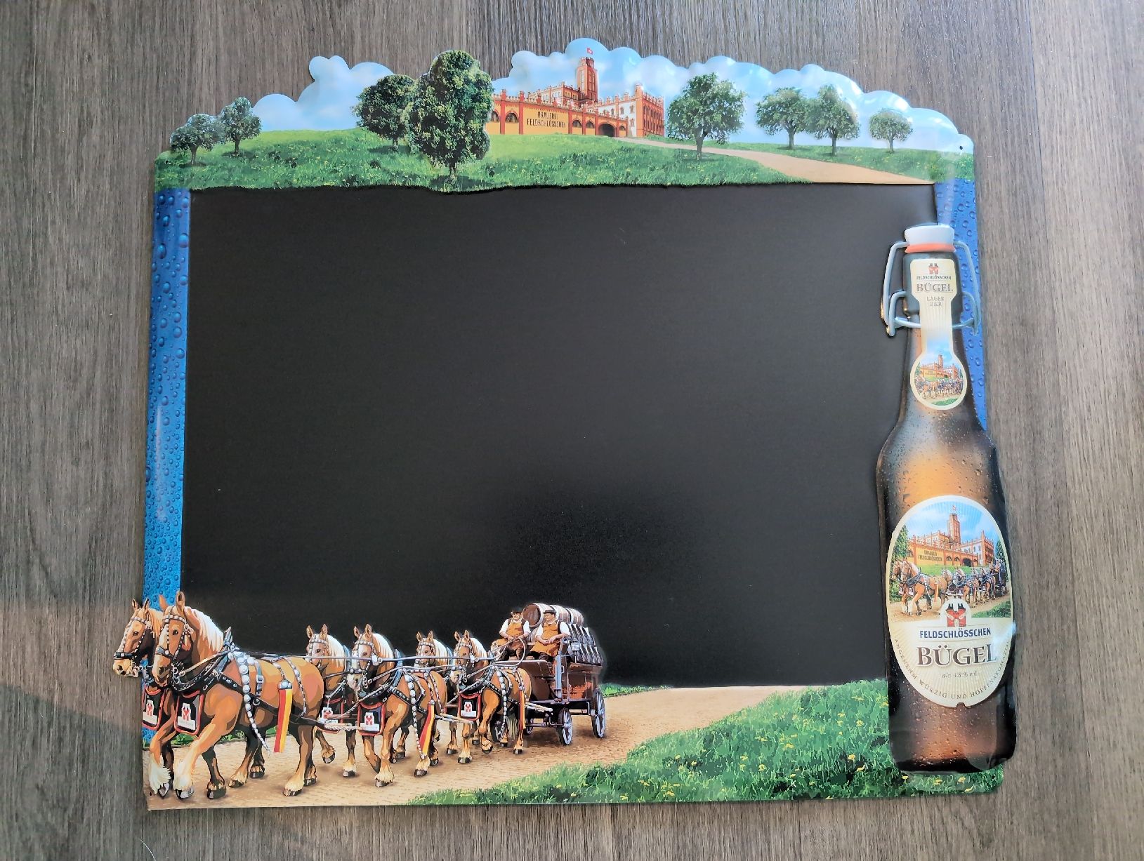 Feldschlösschen Ecriteaux: Emaille-Schild Feldschlösschen Bügel – D'occasion à Wintersingen par Guschti91