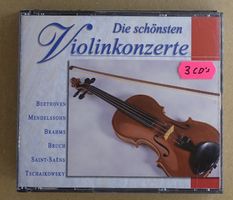 Die schönsten Violinkonzerte (3 CDs) - F18