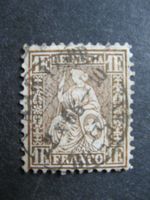 Sitzende Helvetia 36a gestempelt