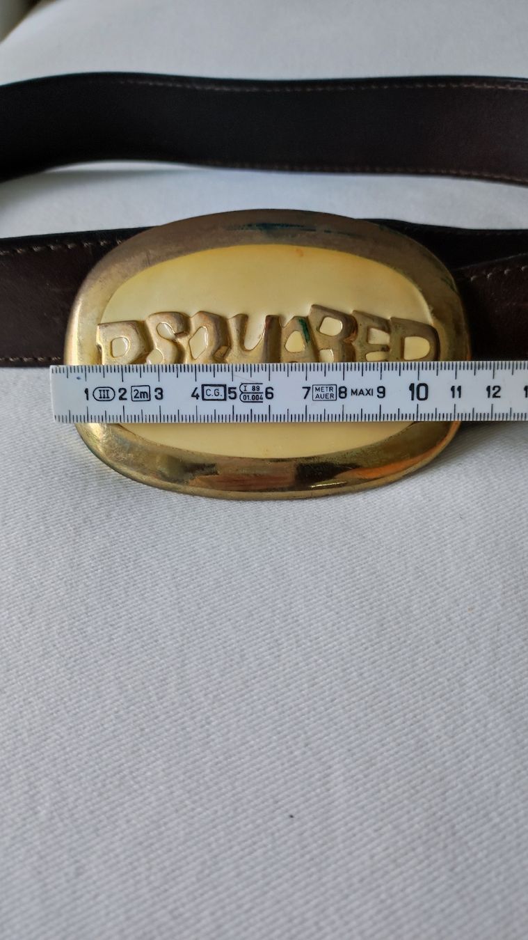 Cinture: Dsquared Gürtel, Leder, braun – Usato da Stäfa venduto da modeflash 4