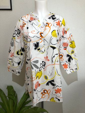 Caliban 820 Tunika lange Bluse Kleid Gr 42