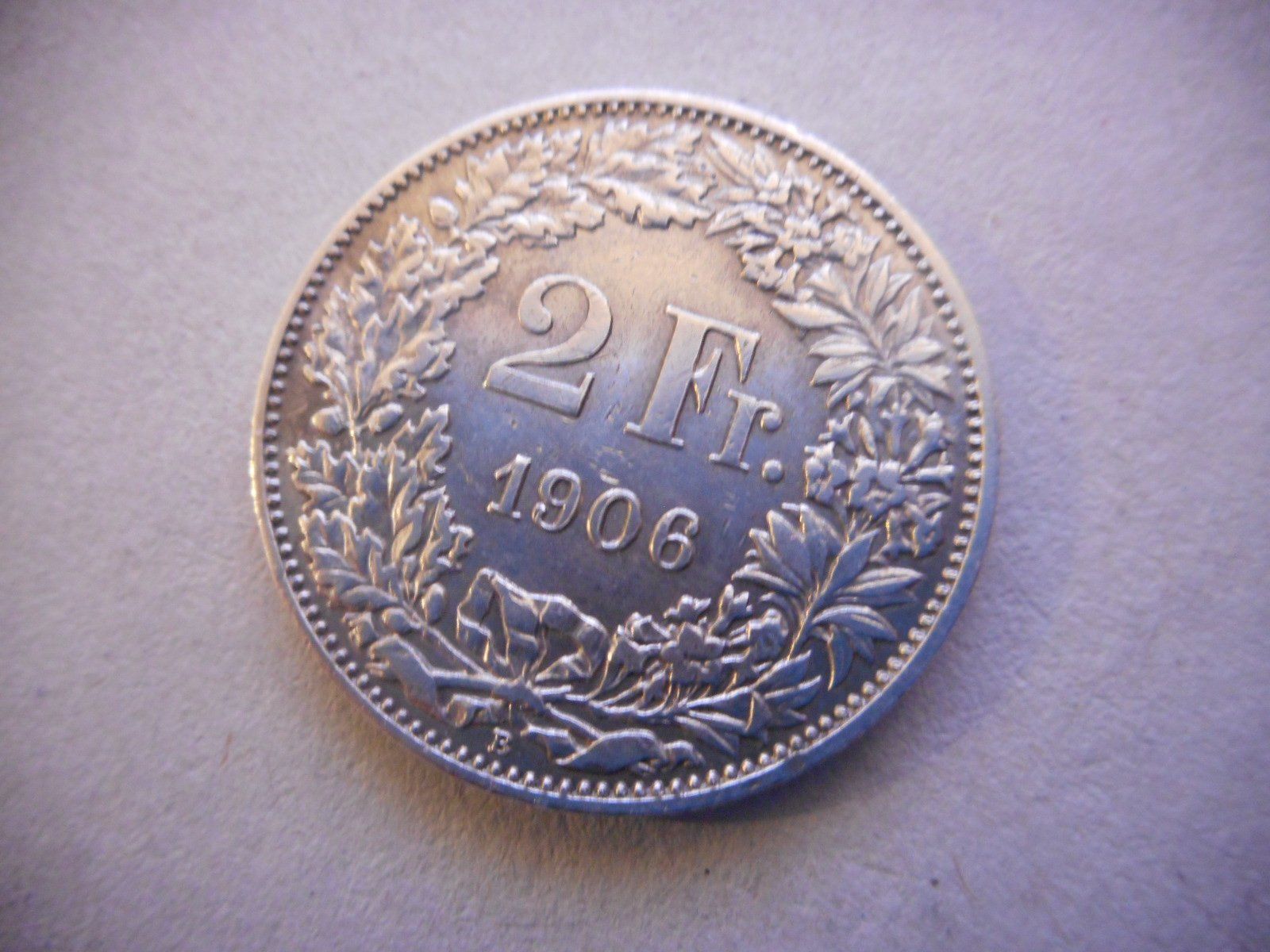 Tutti le monete: 2 Fr. 1906 silber  vorz – Usato da Kriegstetten venduto da pizlad2010 1