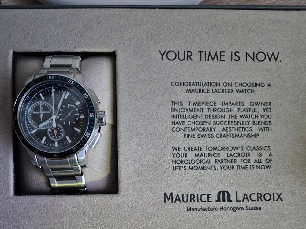 Maurice Lacroix Orologi: Maurice Lacroix Pontos Chronograph Herrenuhr Edelstahl Sw... – Nuovo e nell'imballaggio originale da Hünikon venduto da operapeter