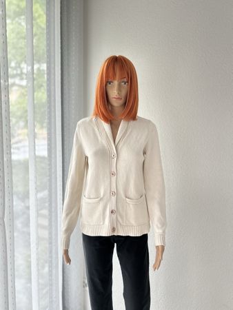 Lauren Ralph Lauren Cardigan Beige Size S 100% Cotton