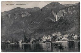 Brienz, Generalansicht vom See gel. 1914