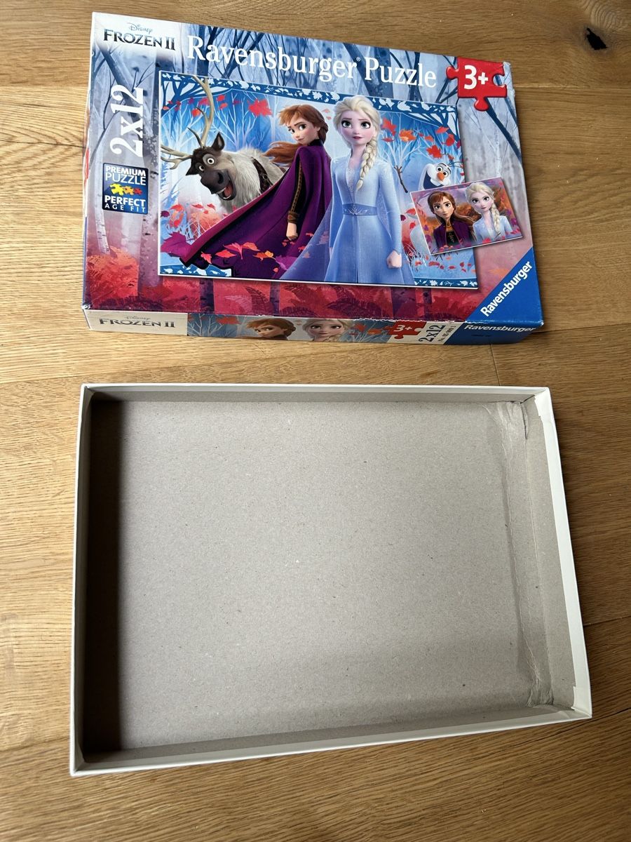 Ravensburger Puzzle: Ravensburger Puzzle "Die Eiskönigin 2", 2x12 Teile – Usato da Zufikon venduto da polarbear123 4