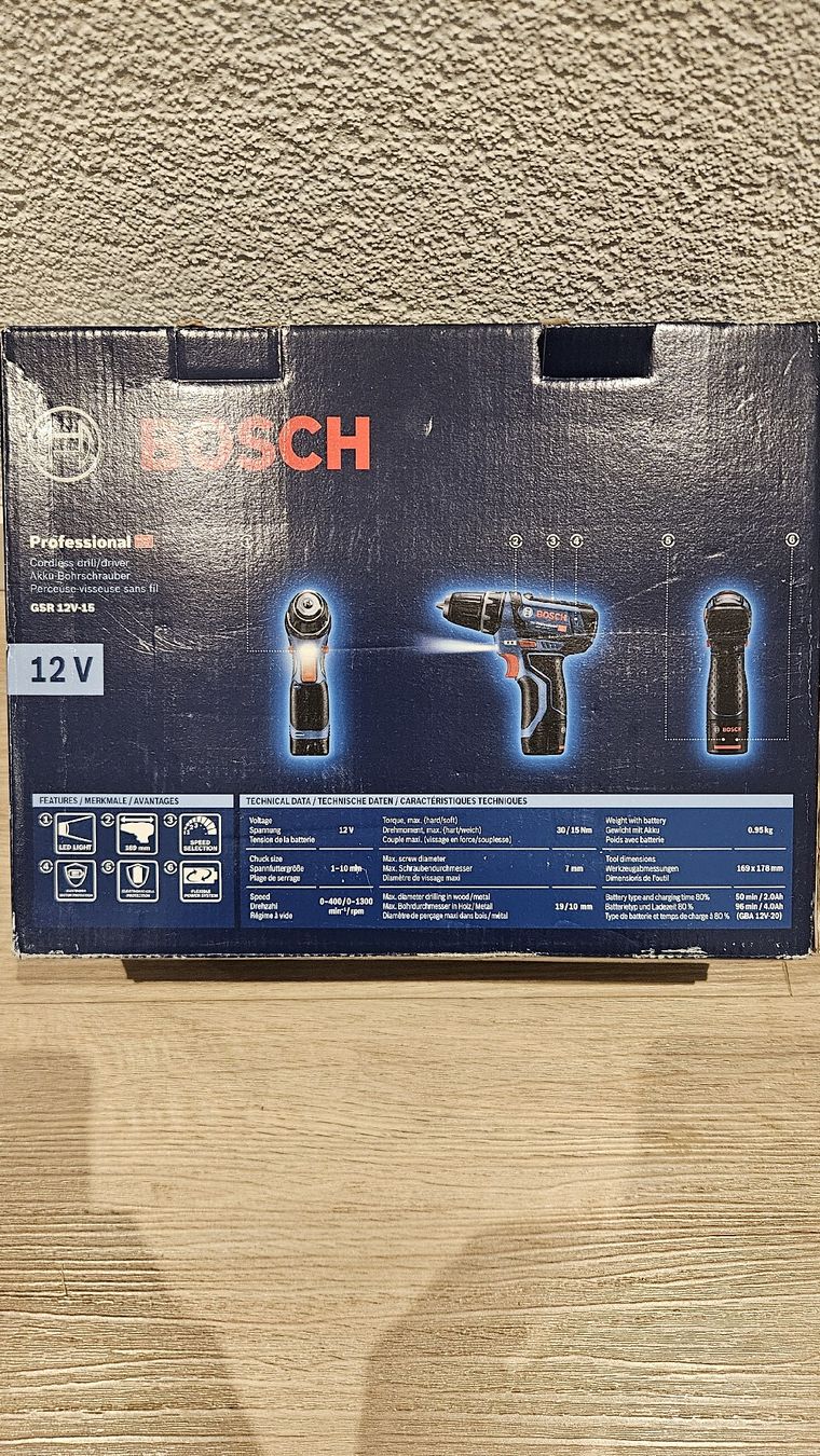 Bosch Trapani: Akkuschrauber Bosch 12 V – Nuovo e nell'imballaggio originale da Sulz AG venduto da ramonski28 2