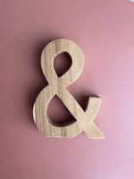 Holz Deko & Zeichen  ca. 24x18 cm
