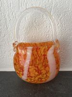 Vintage Kunstglas-Korb, vermutlich italienisches/Murano-Glas