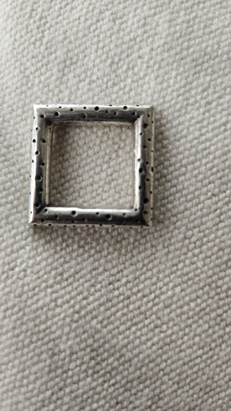 Bagues: Quadratischer Ring  925 Silber – Neuf (Voir description) à Bülach par ane_yn2b