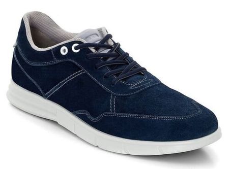 LLOYD Adlai Sneaker Herren Schnürschuhe Gr. 40,5 Leder blau