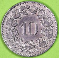 1928 / FR. 0.10 - MÜNZE / SEHR GUT ERHALTEN !