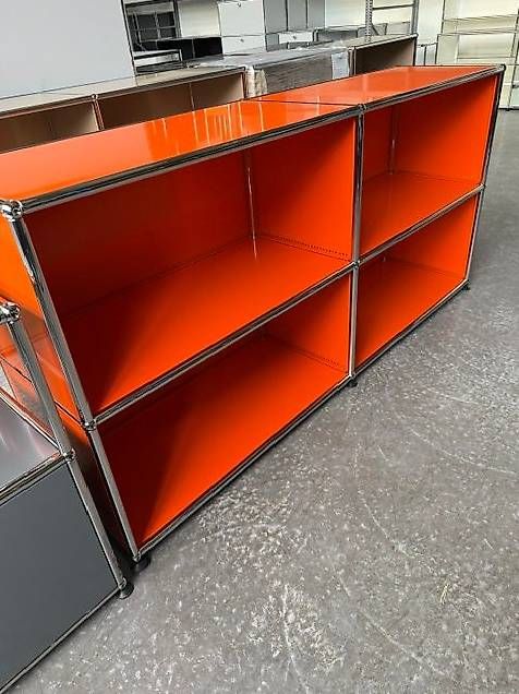 USM Scaffali: USM Haller Sideboard NEU, orange offen – Nuovo (secondo la descrizione) da Lenzburg venduto da Buerokonz 1