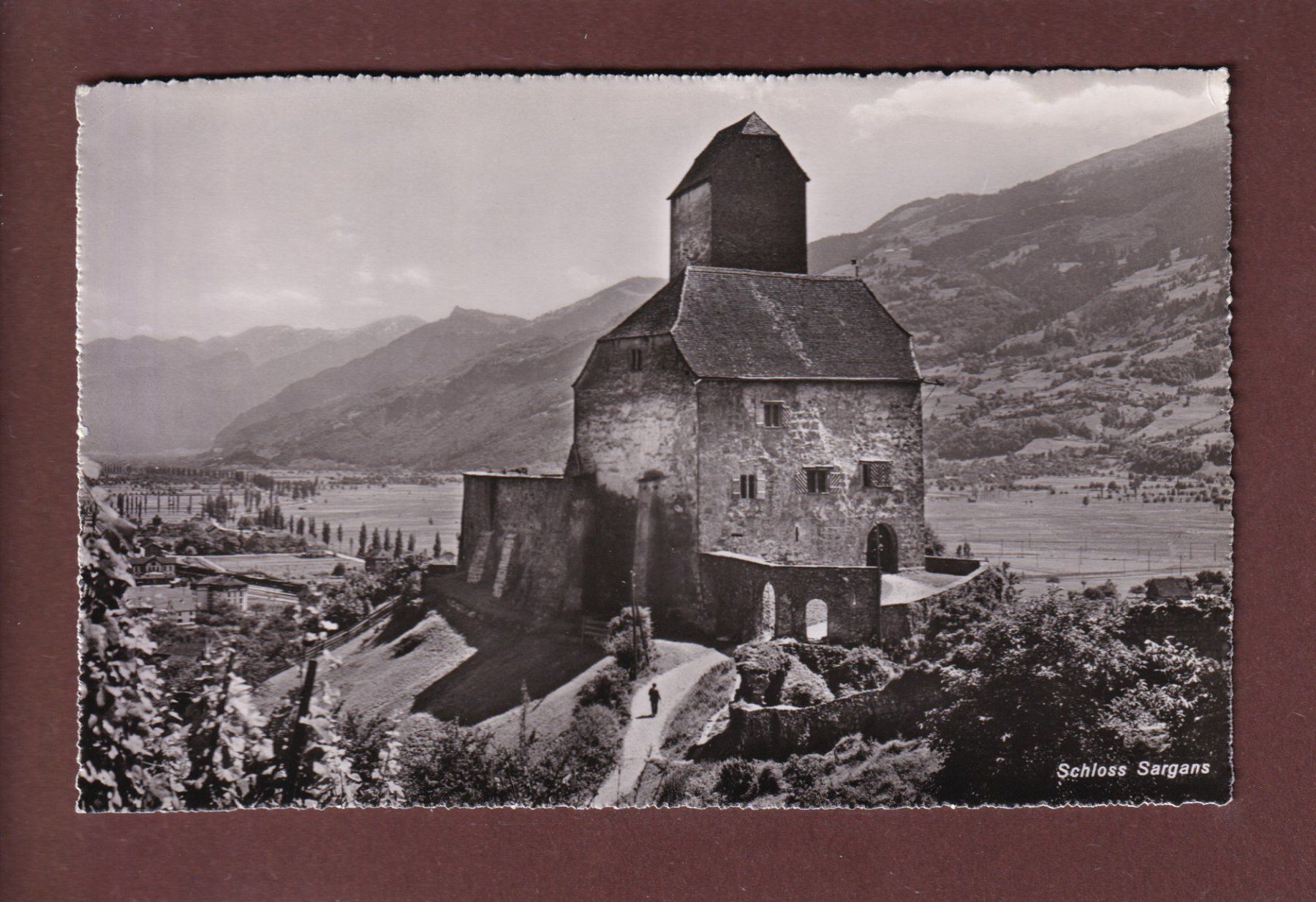Cartoline postali: Schloss SARGANS – Usato da Pully venduto da nicecards
