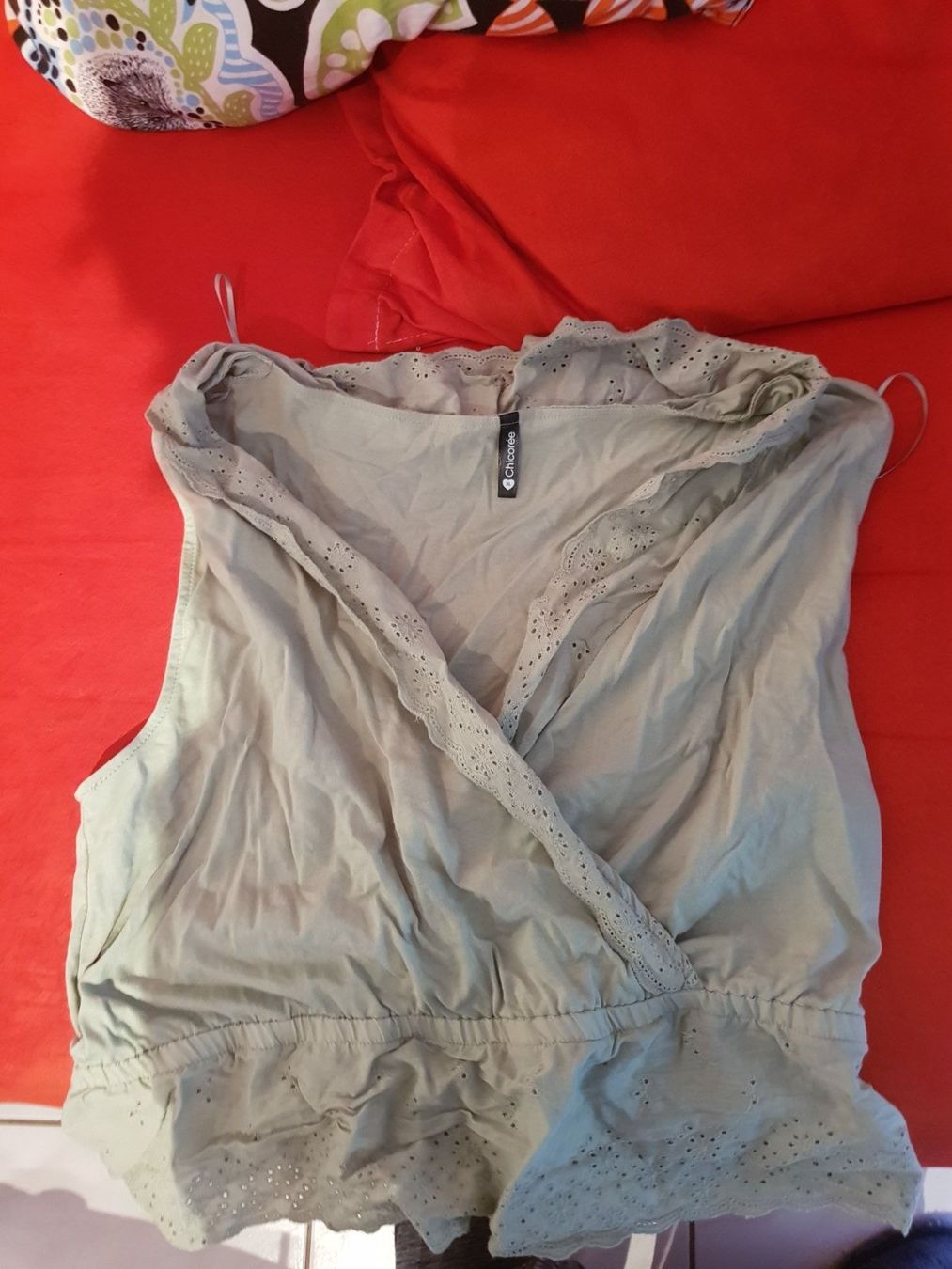 Tops: Modisches Top in Pastelgrün – Neu (gemäss Beschreibung) aus Thun von Shame
