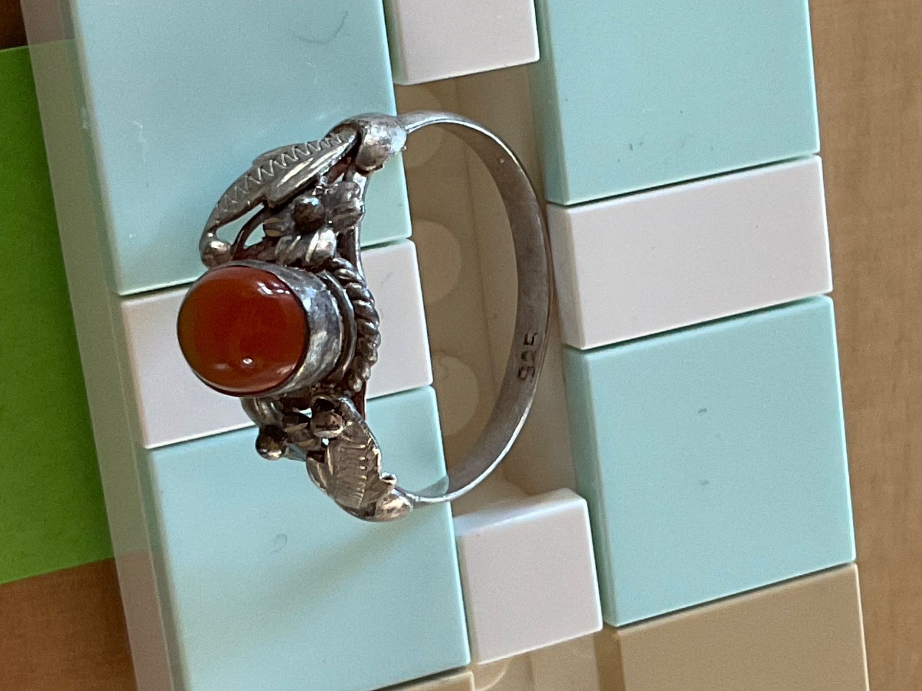 Anelli: Ring mit Karneol / Gr 58 – Usato da Rümlang venduto da Sambas19 2