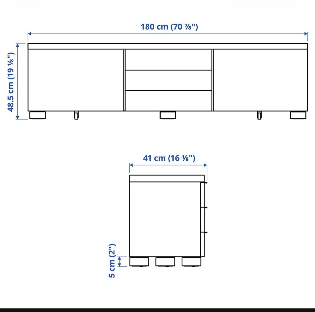 Ikea Mobili TV: Ikea Besta Burs Tv Bank – Usato da Hinwil venduto da new_jw6c 5