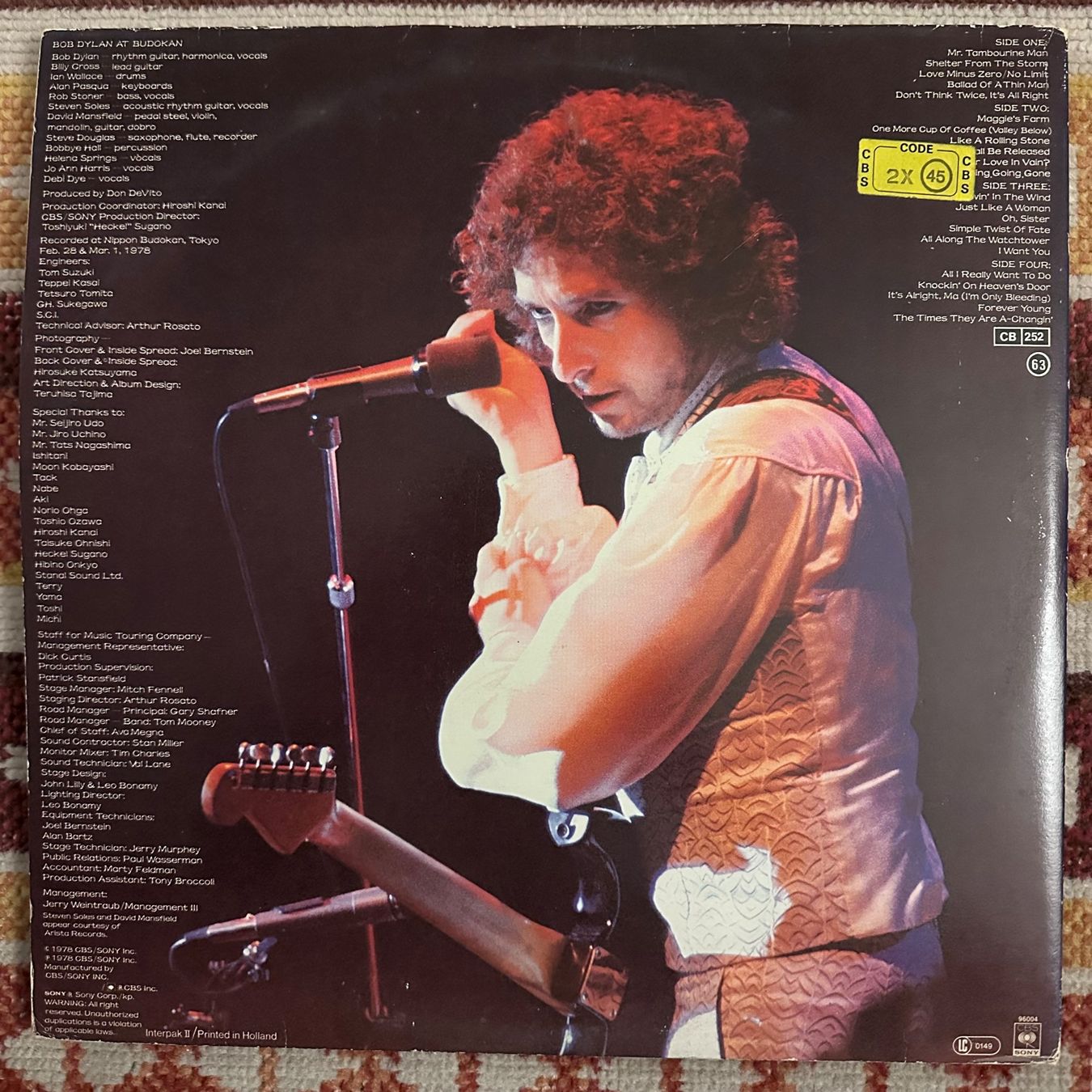 Dischi in vinile: 2LP - Bob Dylan – Bob Dylan At Budokan – Usato da Breganzona venduto da Onairda75 1