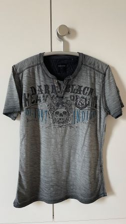 T-Shirt Darkblack:8, Grösse M
