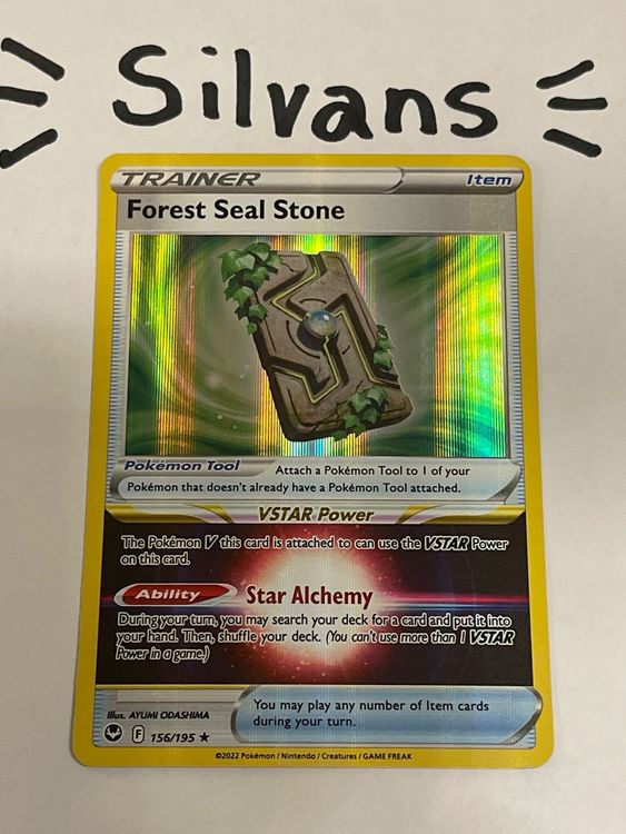 Forest Seal Stone Holo 156/195 Silver Tempest Englisch Kaufen auf Ricardo