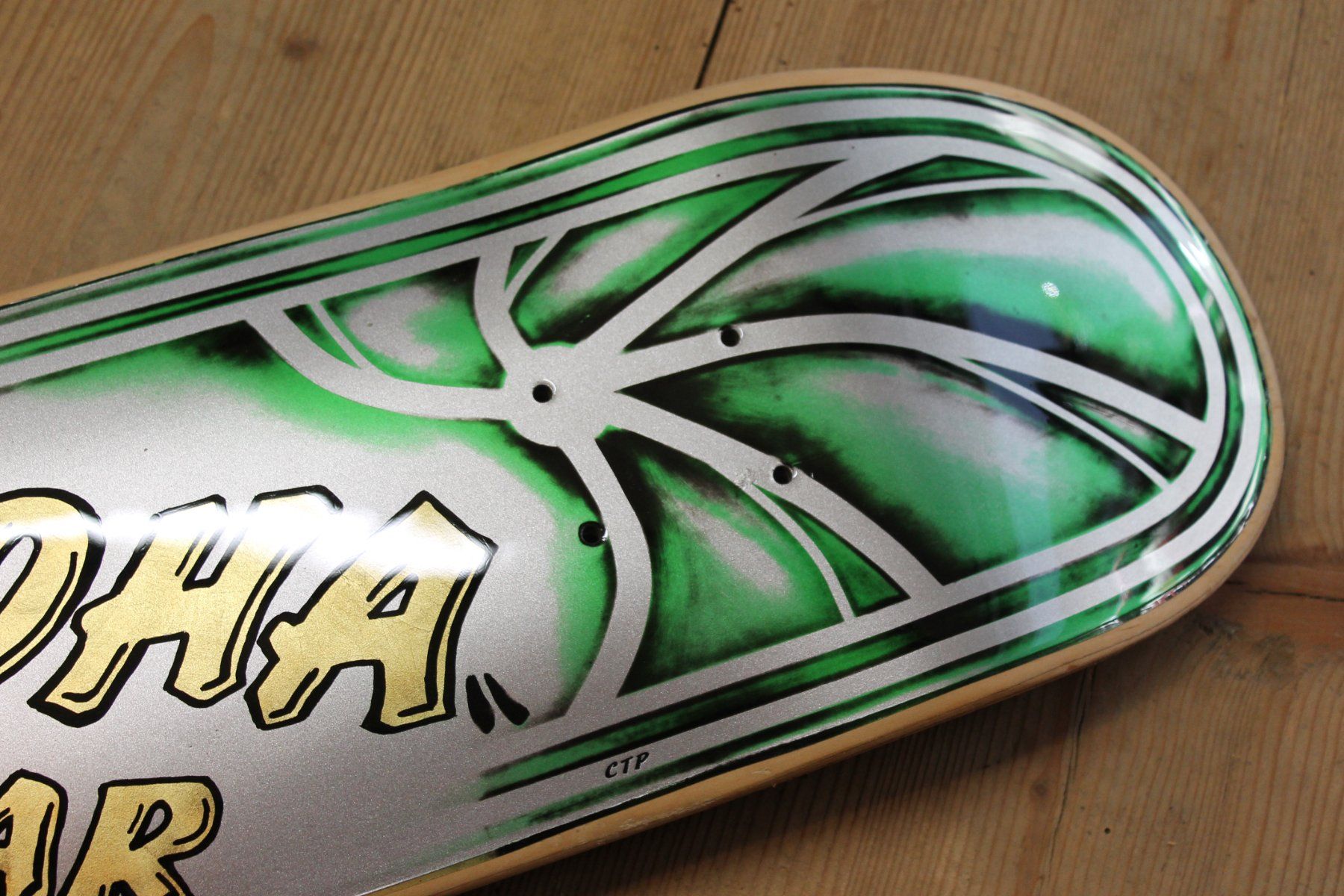 Skateboards: ALOHA TIKI Skateboard  Deck, Unikat, Handmade – Usato da Willisau venduto da Pzm81 3