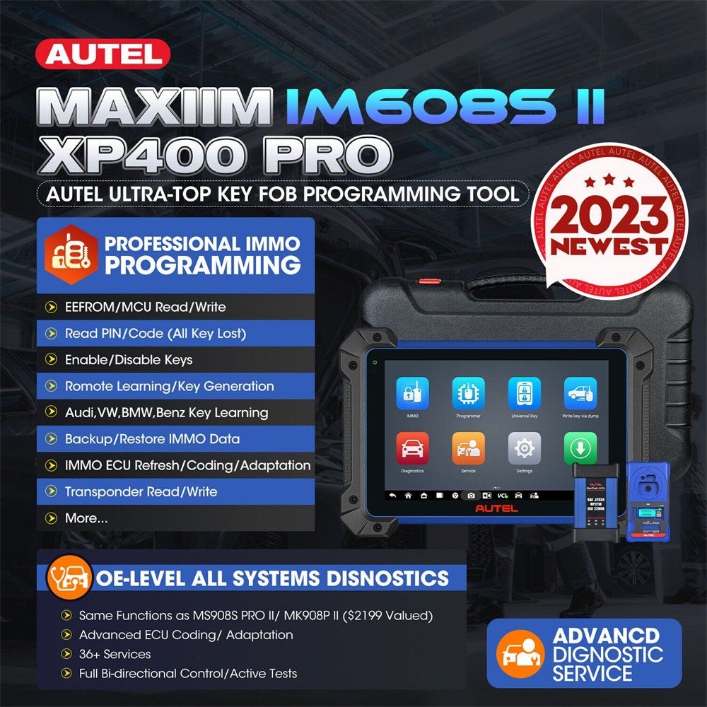 Autel Tutti gli attrezzi: Autel MaxiIM IM608 II vollschlüssel programmierer – Nuovo e nell'imballaggio originale da Malans GR venduto da BUYBEST-Schweiz 2