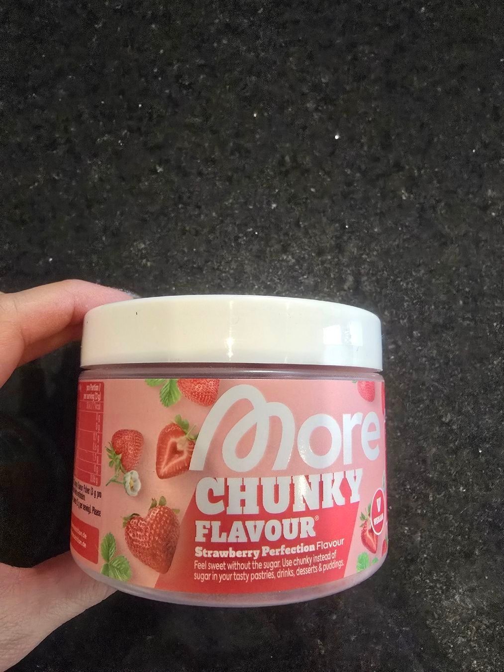 More Nutrition Lebensmittel & Spezialitäten: More Nutriton Chunky Flavour Strawberry Perfection – Neu und originalverpackt aus Rickenbach b. Wil von Kth_v8