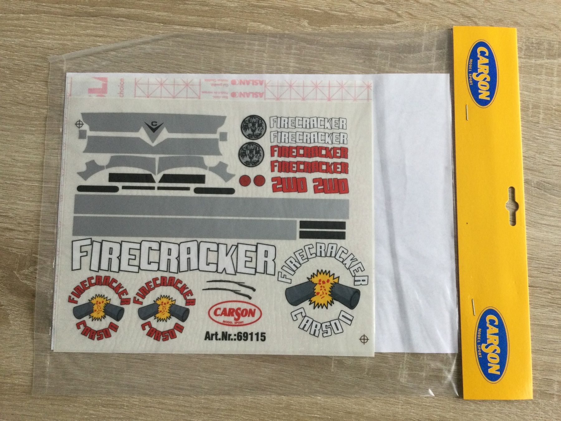 Carson RC Modellbau: Carson Kleber 1:10 für Tamiya? – Neu und originalverpackt aus Mezzovico von Herbie53 1