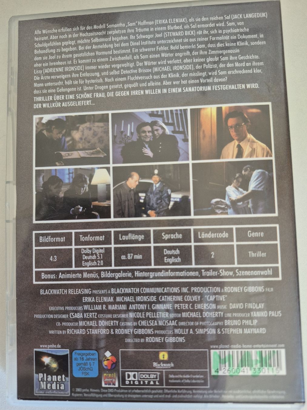Alle DVDs: Captive - Ein kaltblütiger Plan auf DVD mit Michael Ironside – Gebraucht aus Zollikofen von wir_verkaufen 1