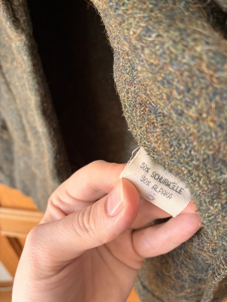 Mäntel: Stylish Wool/Alpaca Blend Coat - Green – Gebraucht aus Untersiggenthal von mic_ksv9 5